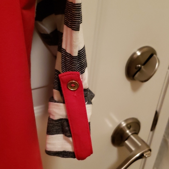 Jones red and black & white striped shirt - Picture 4 of 6